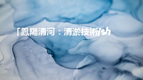 「鳳陽清河：清淤技術(shù)專家從河道清理起，還原美麗水域」